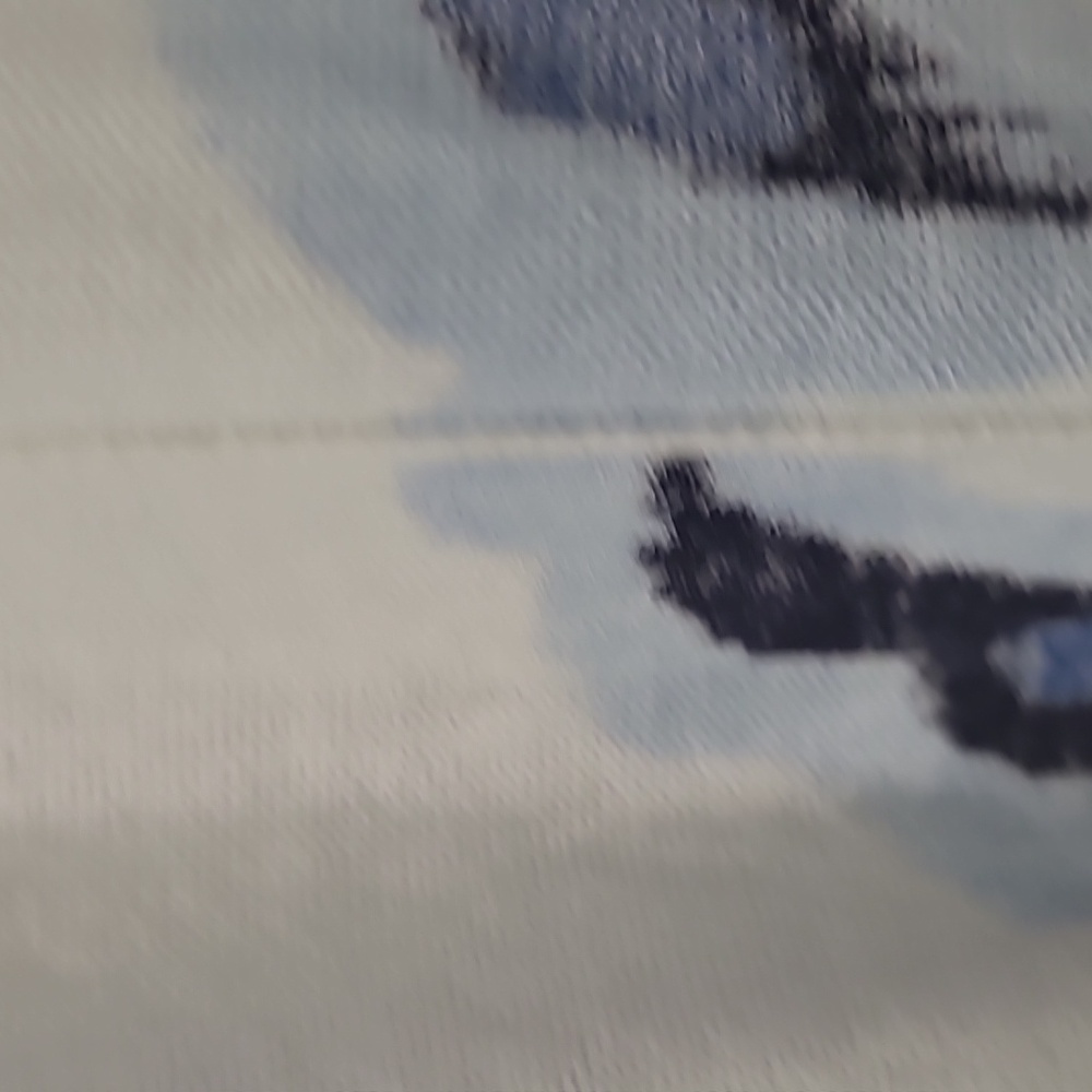 Chico's Blue and White Patterned Cardigan - Picture 6 of 6